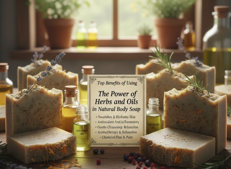 The Power of Herbs and Oils in Natural Body Soap