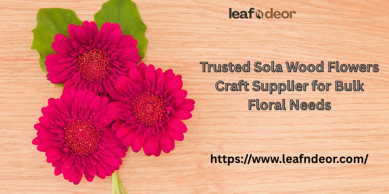 Trusted Sola Wood Flowers Craft Supplier for Bulk Floral Needs