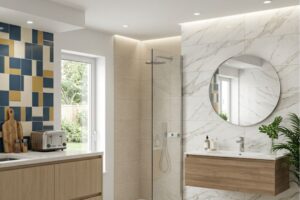 Latest Ceramic Wall Tiles Designs for Kitchen & Bathroom