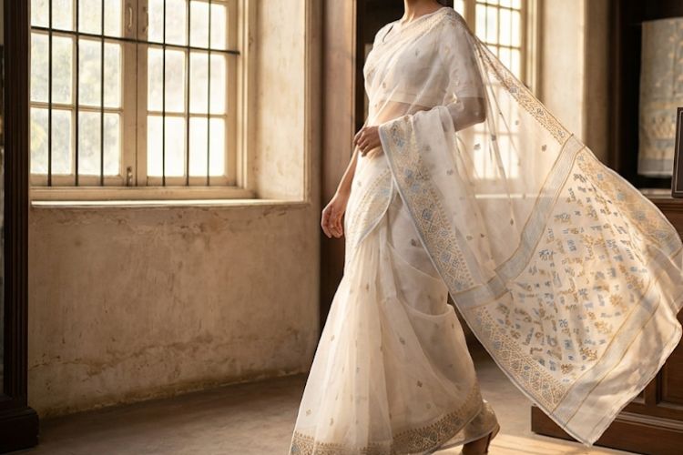 Jamdani Cotton Saree Exporter