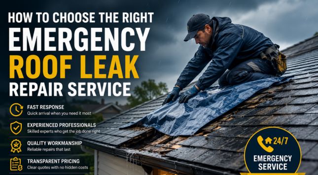 Advantages of Emergency Roof Leak Repair