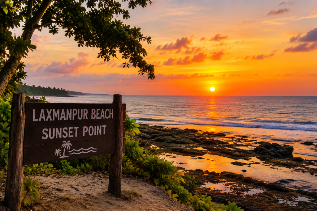 Laxmanpur Beach sunset point