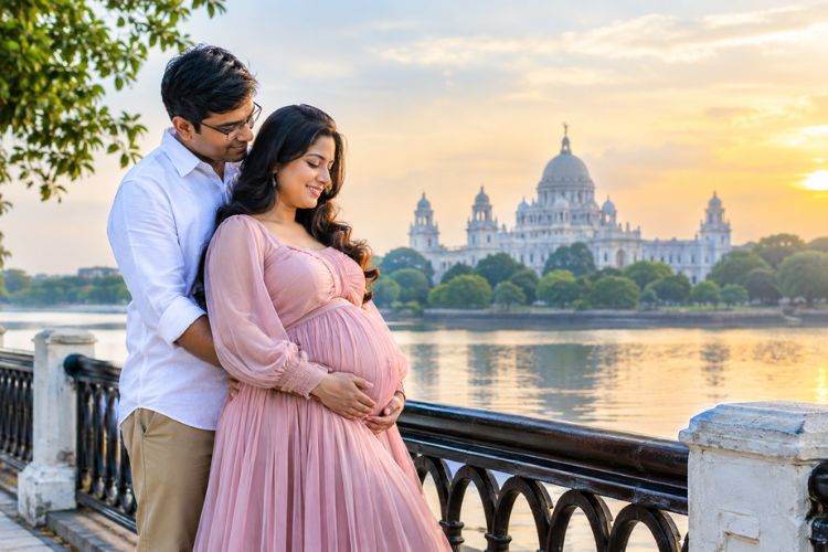 Best Pregnancy Photoshoot Kolkata
