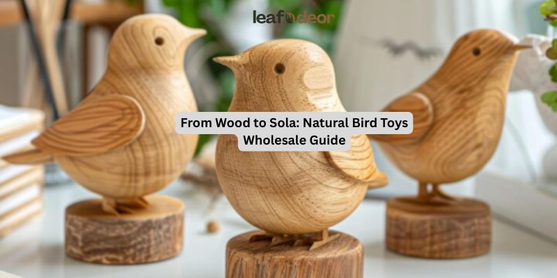 From Wood to Sola: Natural Bird Toys Wholesale Guide
